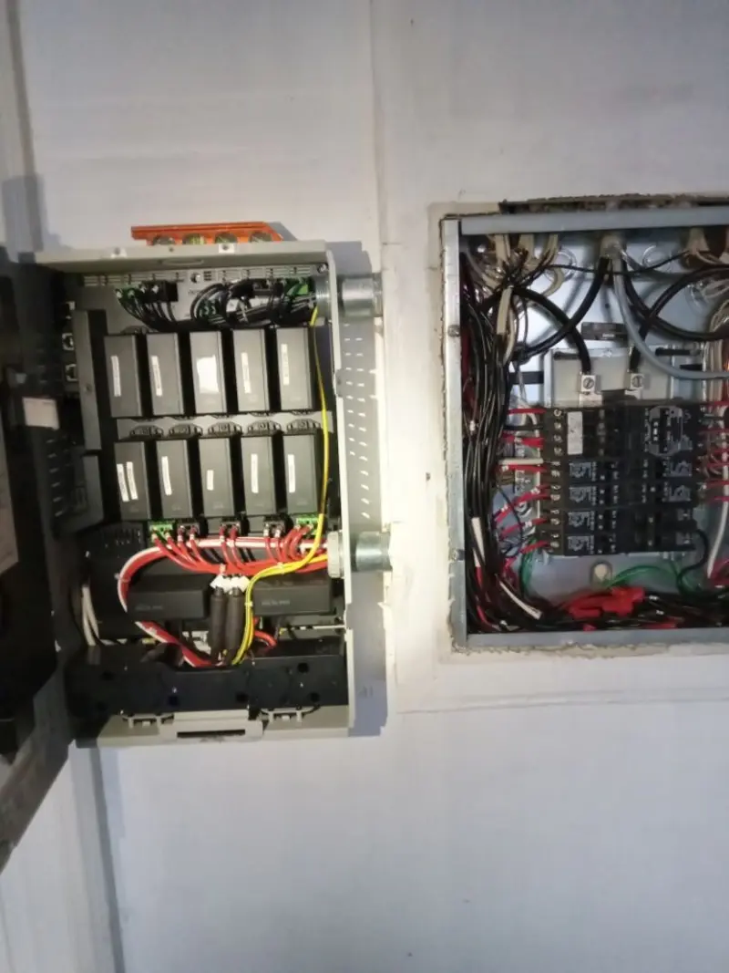 Electrical panel upgrade completed for Indoor Lighting Installation in Waller